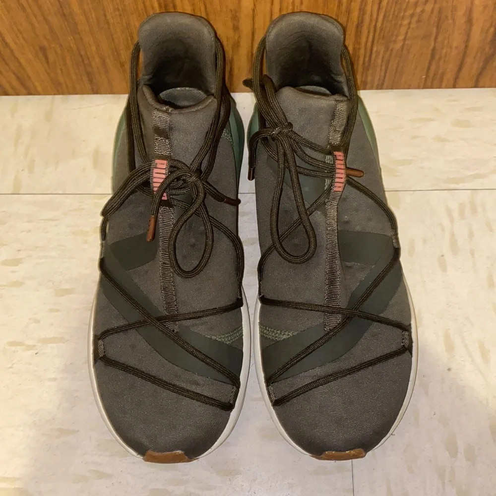 Puma: Army Green Puma Fierce VR Ropes Women Training Sneakers Size 6 Women - Picture 6 of 7